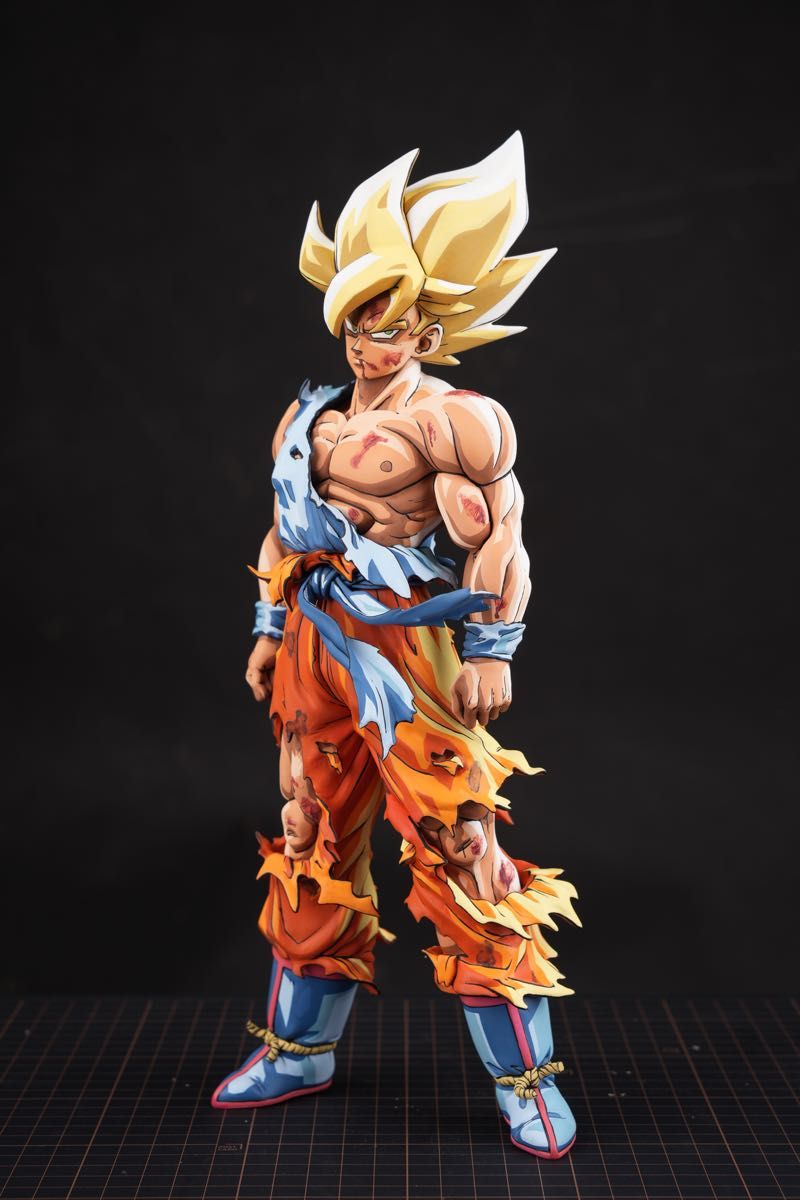 ドラゴンボールSMSP サイズ 伝説の超サイヤ人 孫悟空 リペイント 二