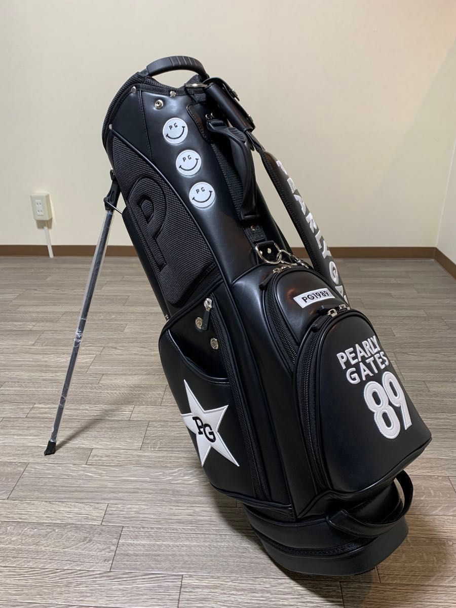 PEARLY GATES パーリーゲイツ スタンド式キャディバッグ 格納式