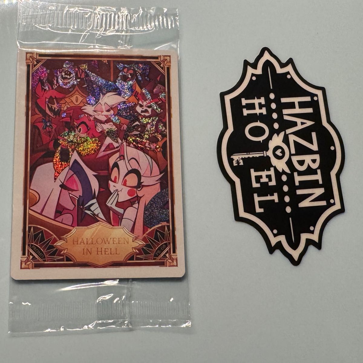 ハズビンホテル ハロウィン アクリルキーホルダー プロモ ステッカー