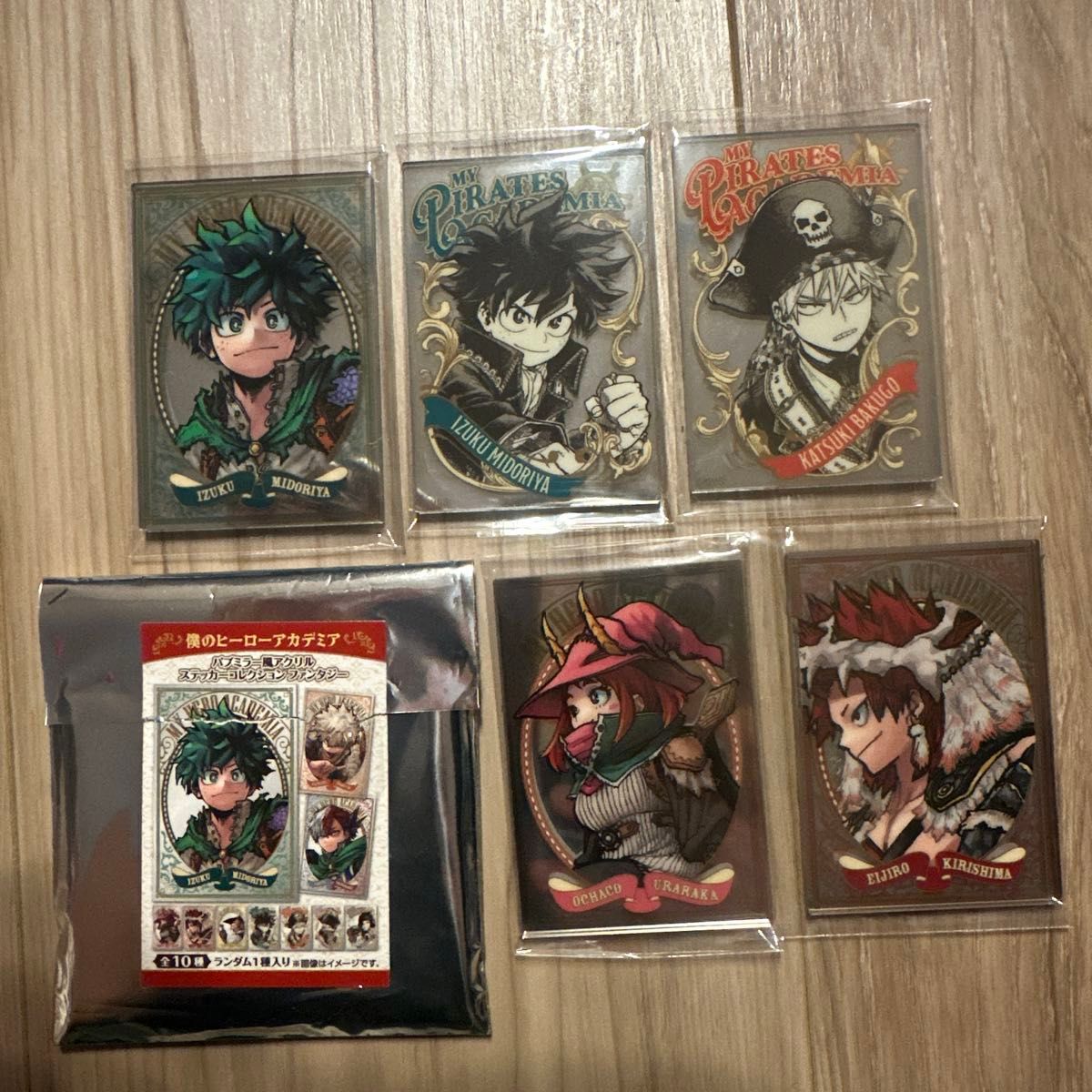 ヒロアカ パブミラー風アクリルステッカー 5種セット｜Yahoo!フリマ