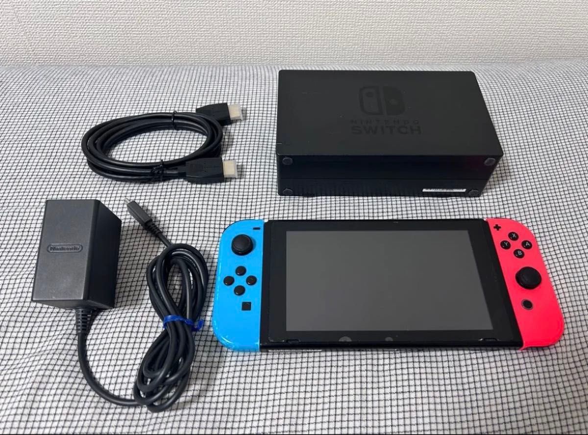 Nintendo Switch 本体 ジョイコン 充電器 ドック HDMIケーブル SD