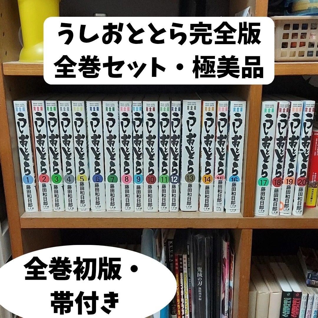 うしおととら完全版 全巻初版・帯付き+魔槍記 外伝小説2冊+原画集上巻