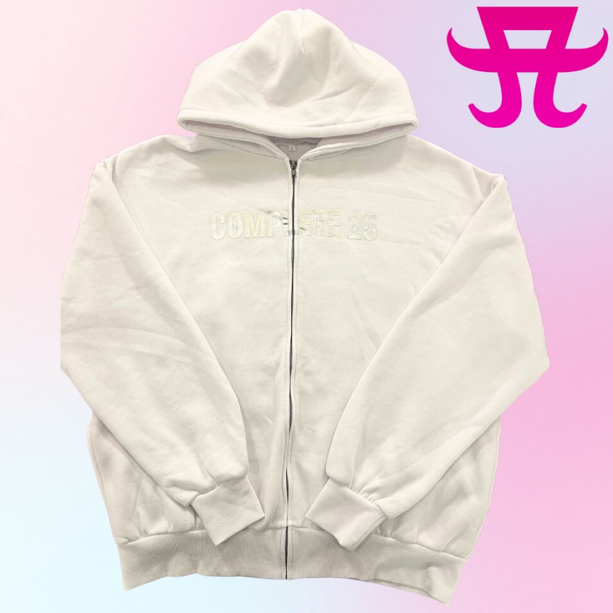 浜崎あゆみ COMPLETE25 パーカー ホワイト L｜Yahoo!フリマ（旧PayPay