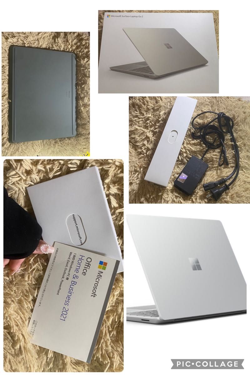 surface laptop Go2/256GB/箱・プロダクトキー・純正充電器付き/即日