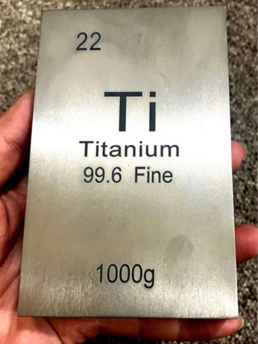 チタン インゴット1kg レアメタル 元素標本 titanium｜Yahoo!フリマ