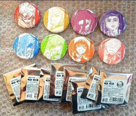 ガチアクタ 缶バッジ 原作 エンジン ザンカ ルド タムジー リヨウ 他