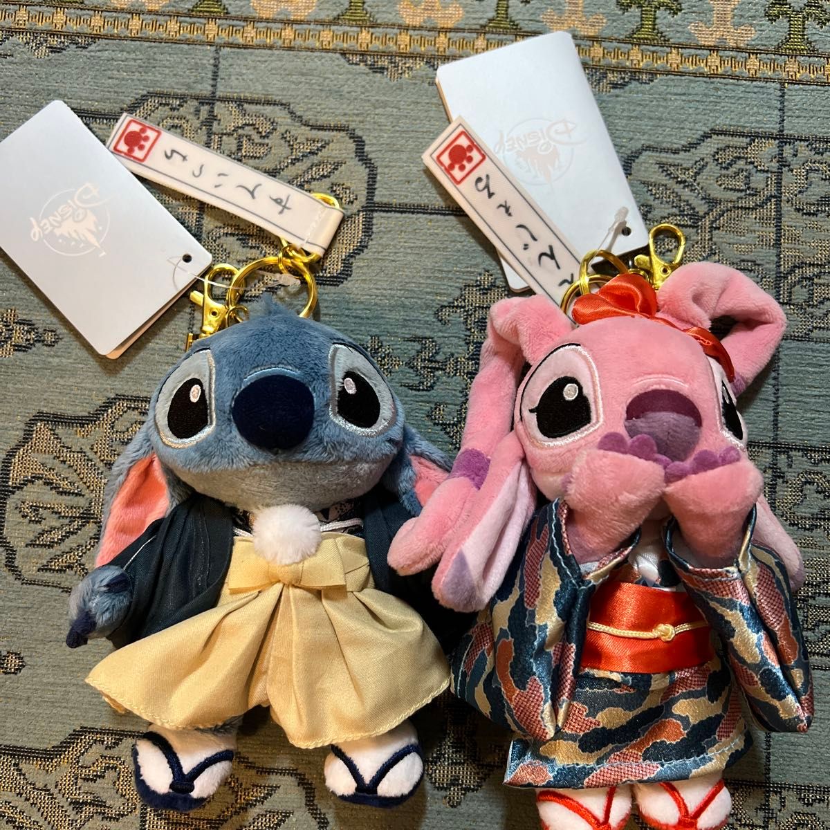 ディズニーストア スティッチ エンジェル ぬいぐるみキーチェーン