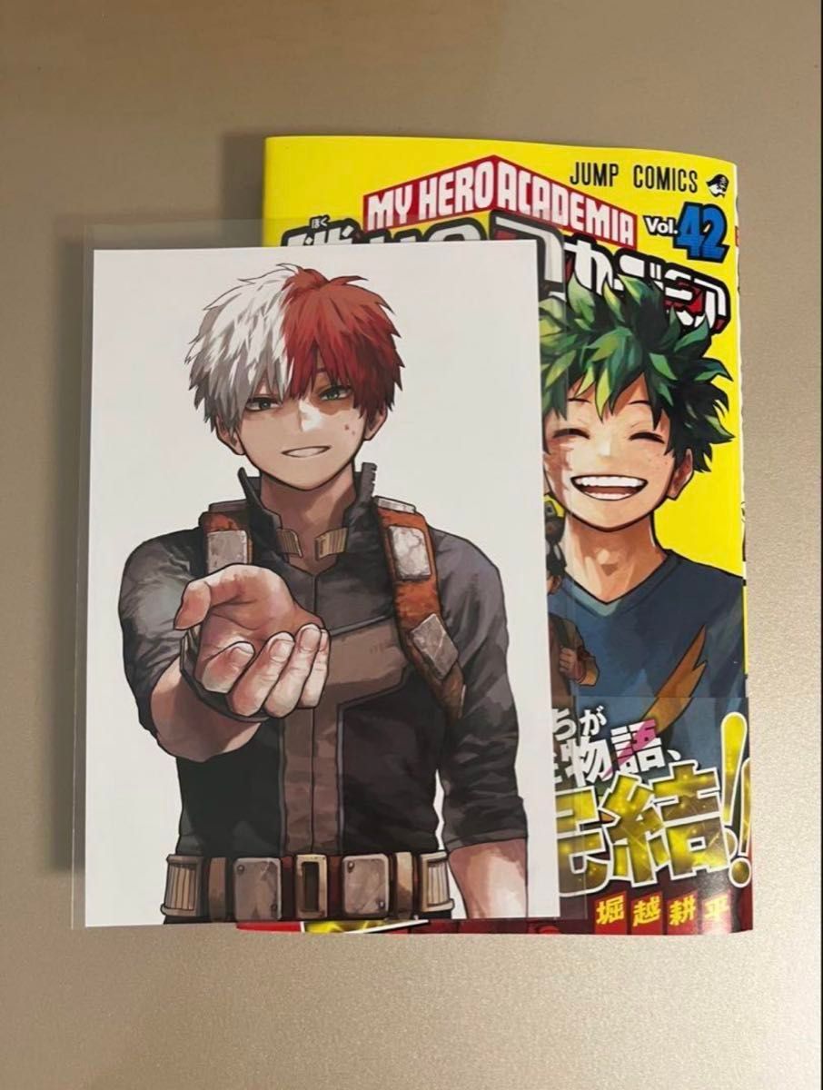 僕のヒーローアカデミア ヒロアカ 42巻 特典 轟焦凍 イラストカード