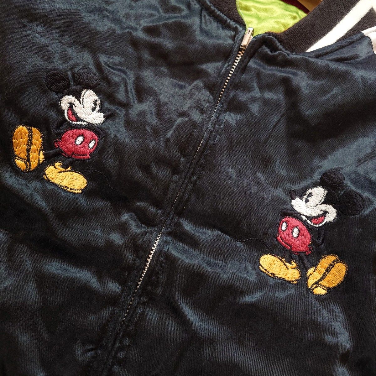 希少 ディズニー Disney スカジャン リバーシブル ジャンパー ブルゾン