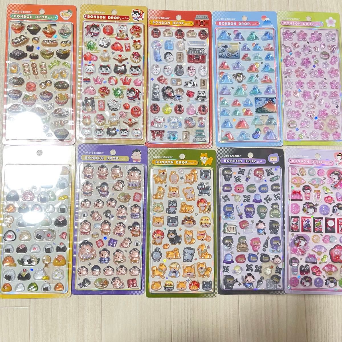 新品未使用 和柄 ボンボンドロップシール 正規品 BONBON JAPAN 日本