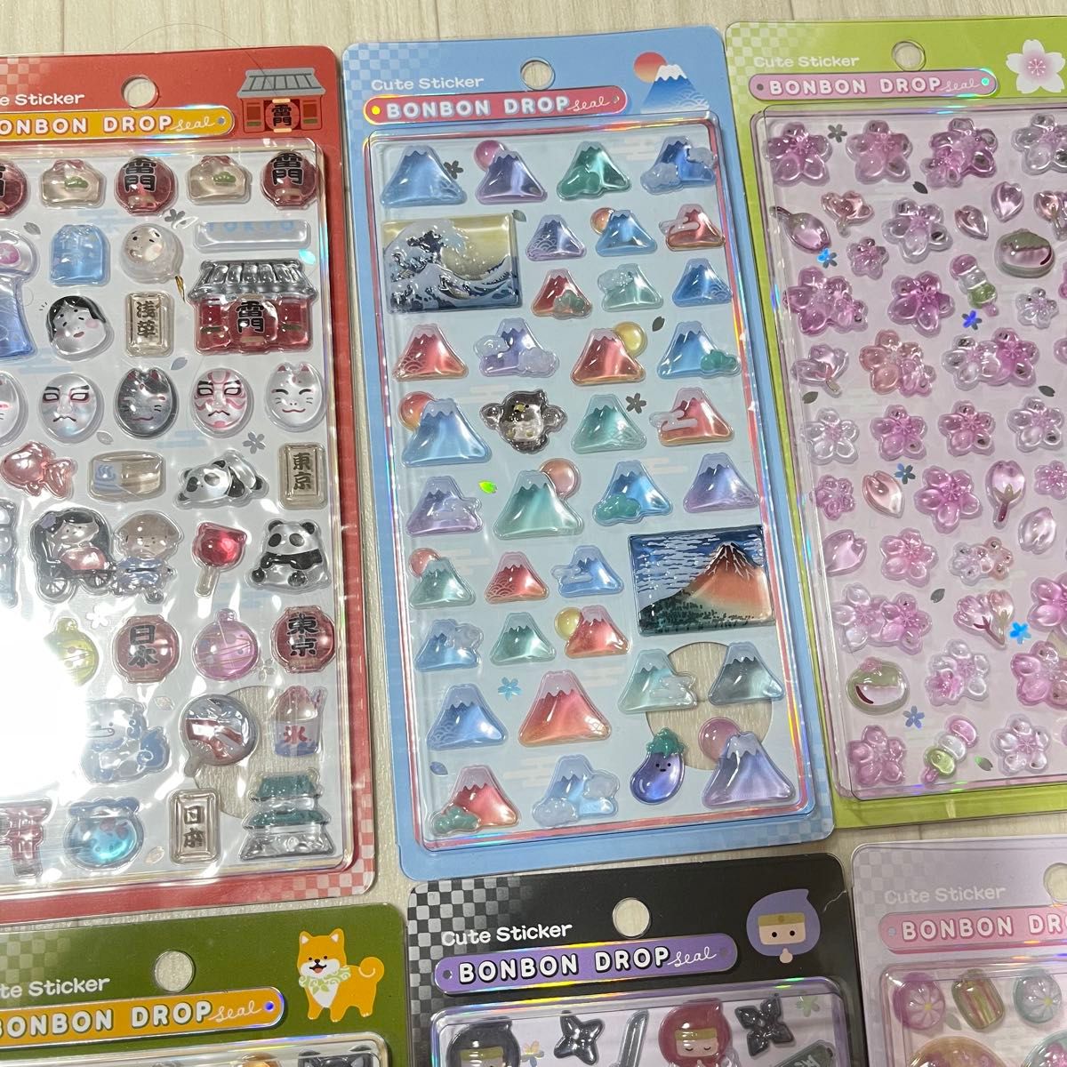 新品未使用 和柄 ボンボンドロップシール 正規品 BONBON JAPAN 日本