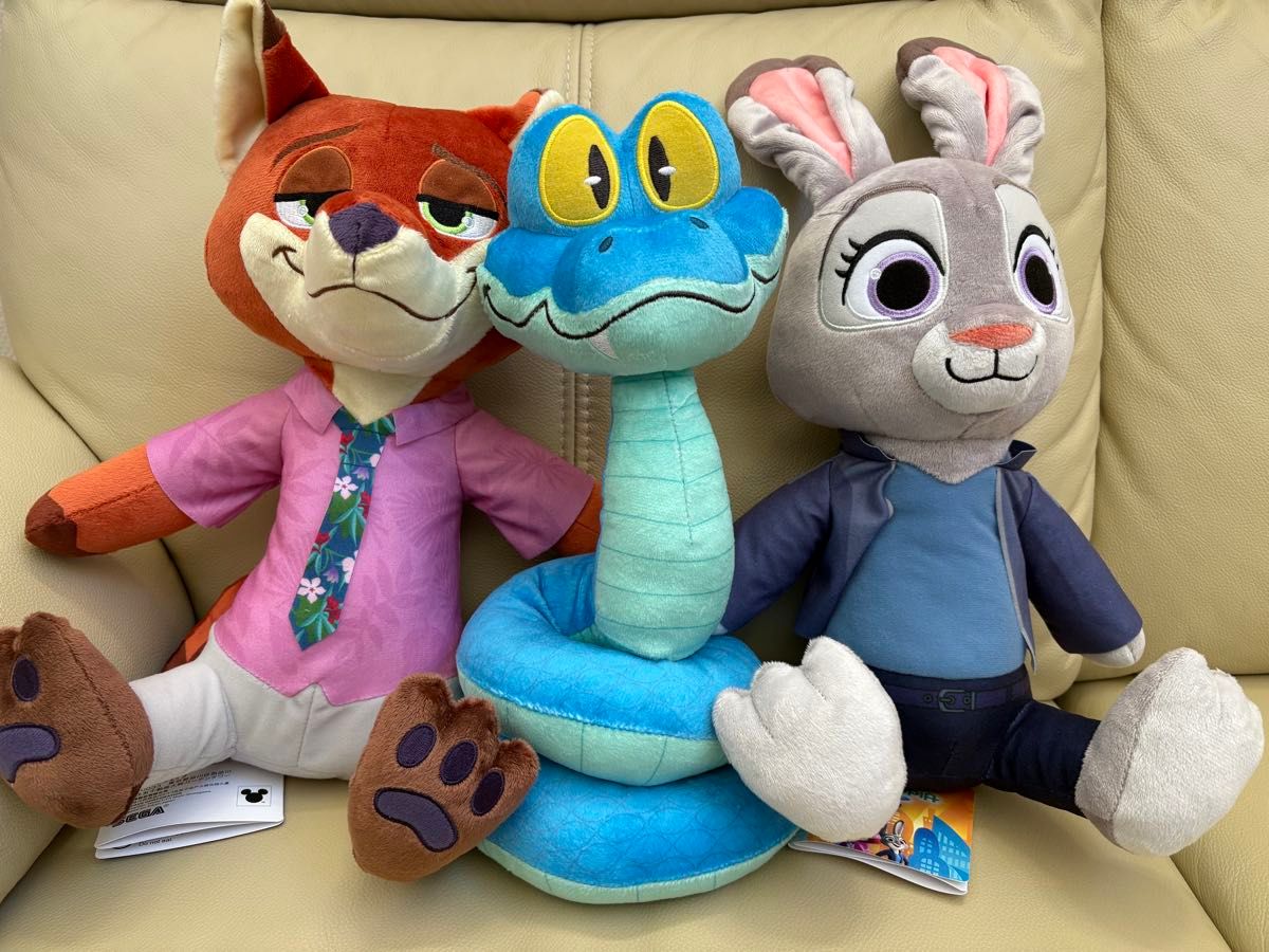 ズートピア2 Lぬいぐるみ ニック ジュディ ゲイリー 3体セット｜Yahoo