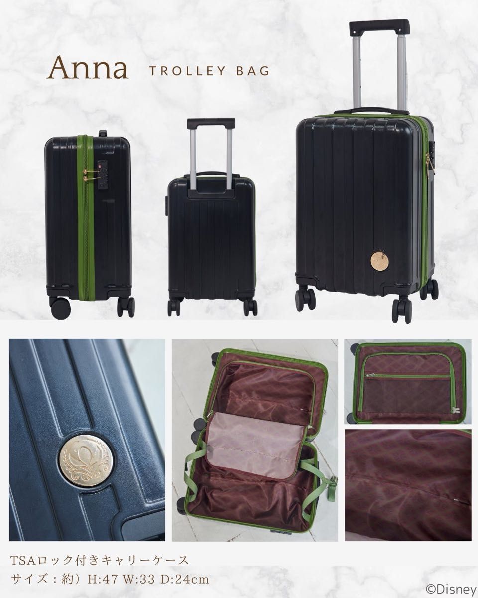 新品未使用品 しまむら ディズニー 福袋 アナと雪の女王 キャリー