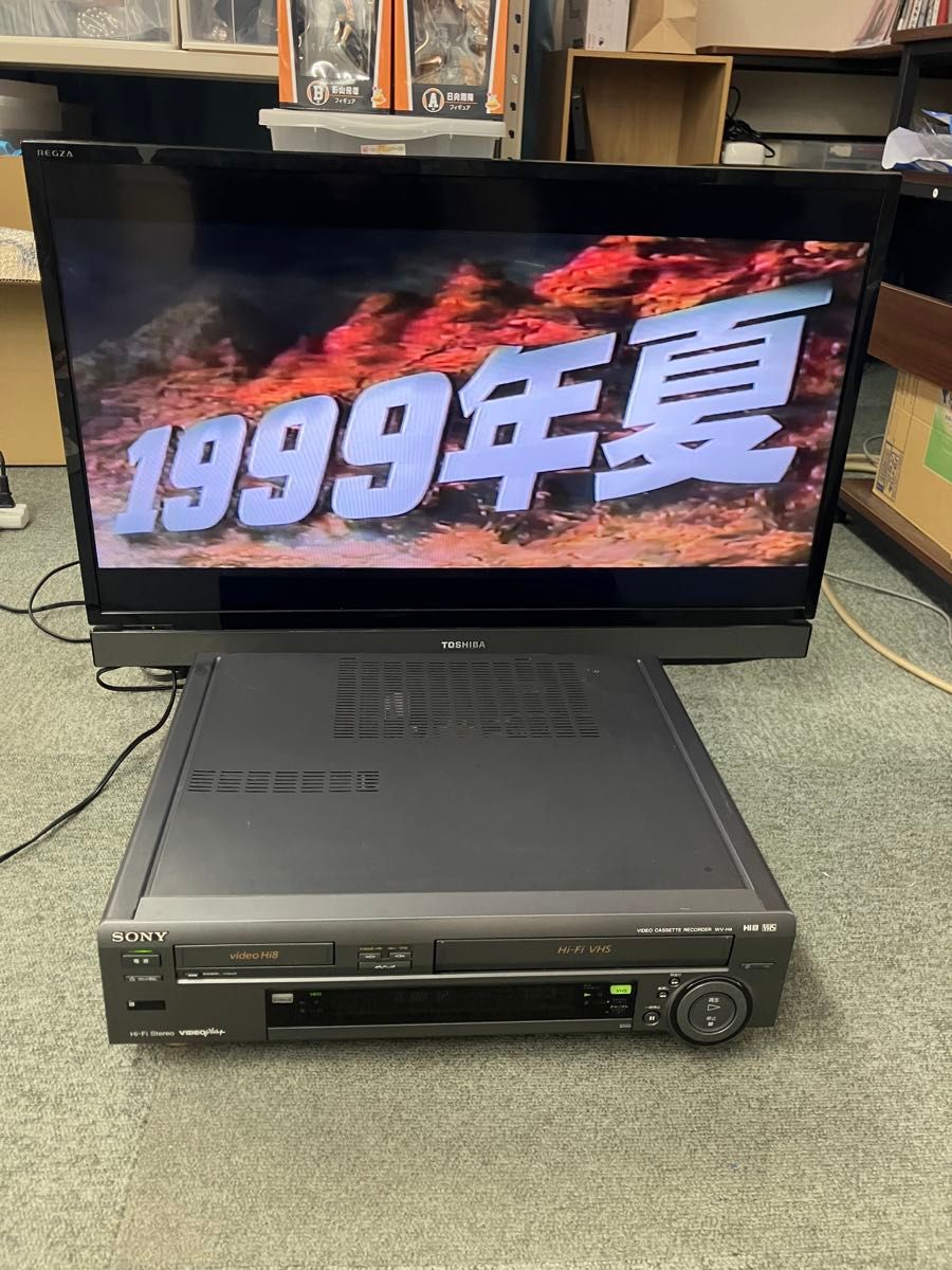 SONY WV-H4 Hi-Fi Stereo VIDEOplus video Hi8 VHS ビデオデッキ