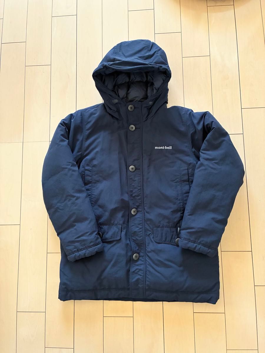 モンベルキッズ ダウンコート ネイビー160｜Yahoo!フリマ（旧PayPay