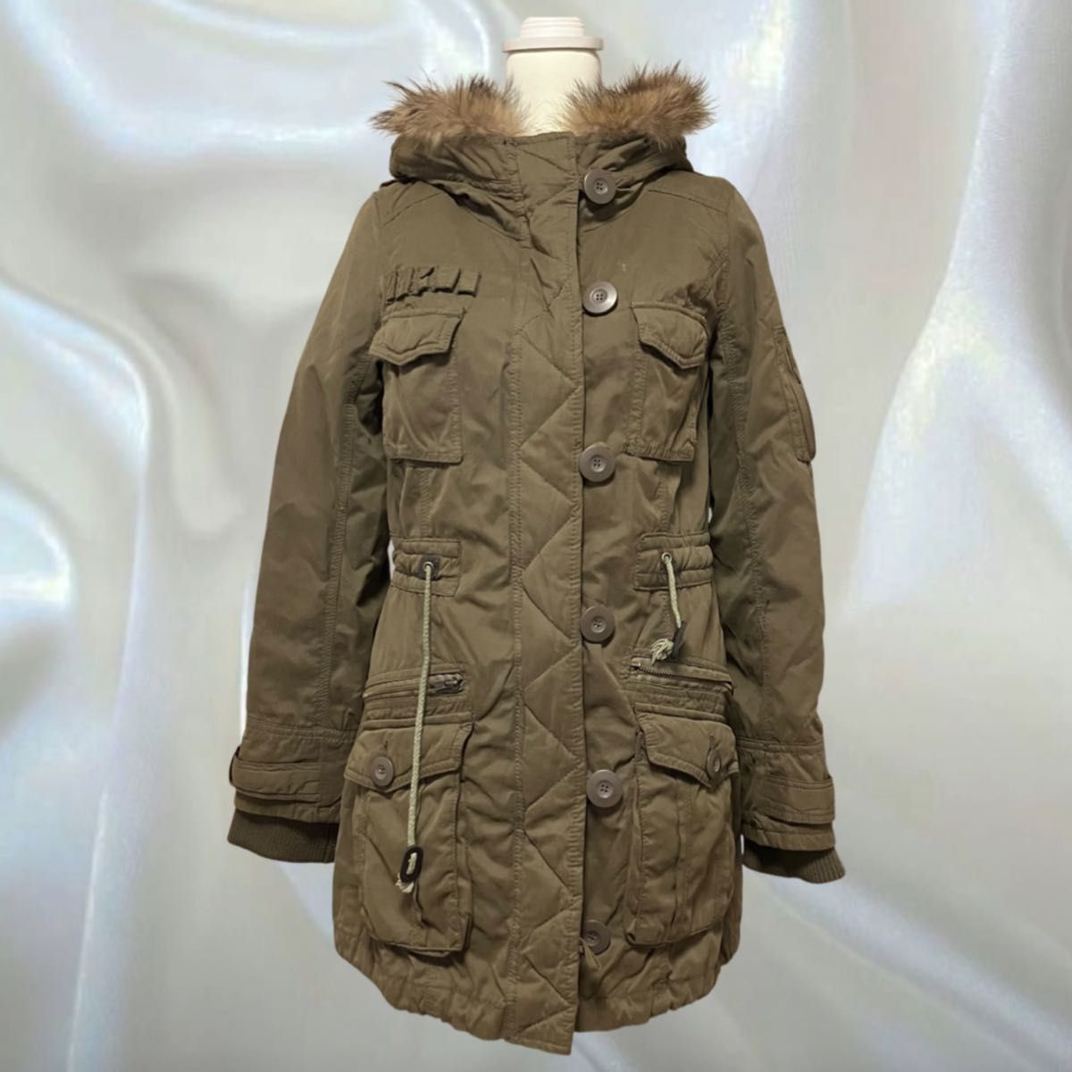 y2k 00s 平成 ギャル モッズコート フェアリーグランジ ラクーンファー