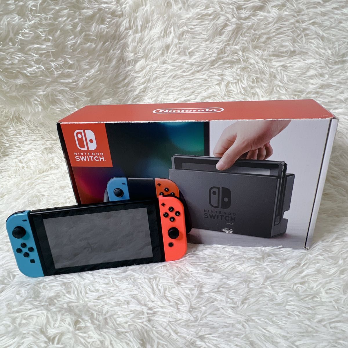 動作OK】任天堂 Switch 新型 HAC-001 本体のみ 10-287 動作OK】任天堂