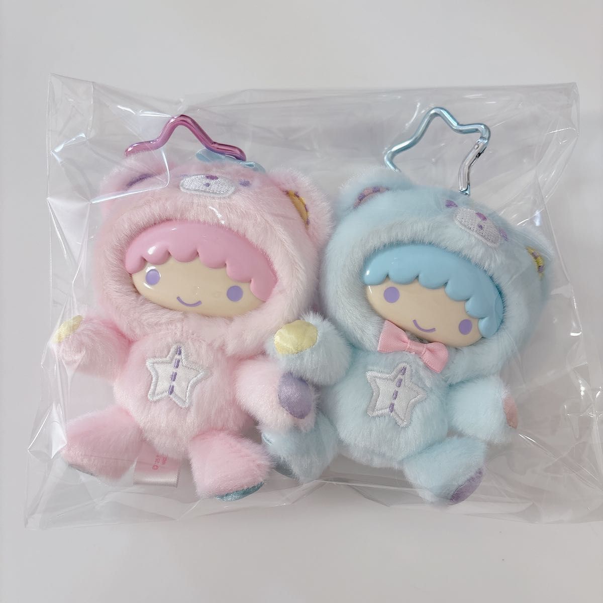 きぐるみマスコットキーホルダー キキララ パフポフ リトルツイン