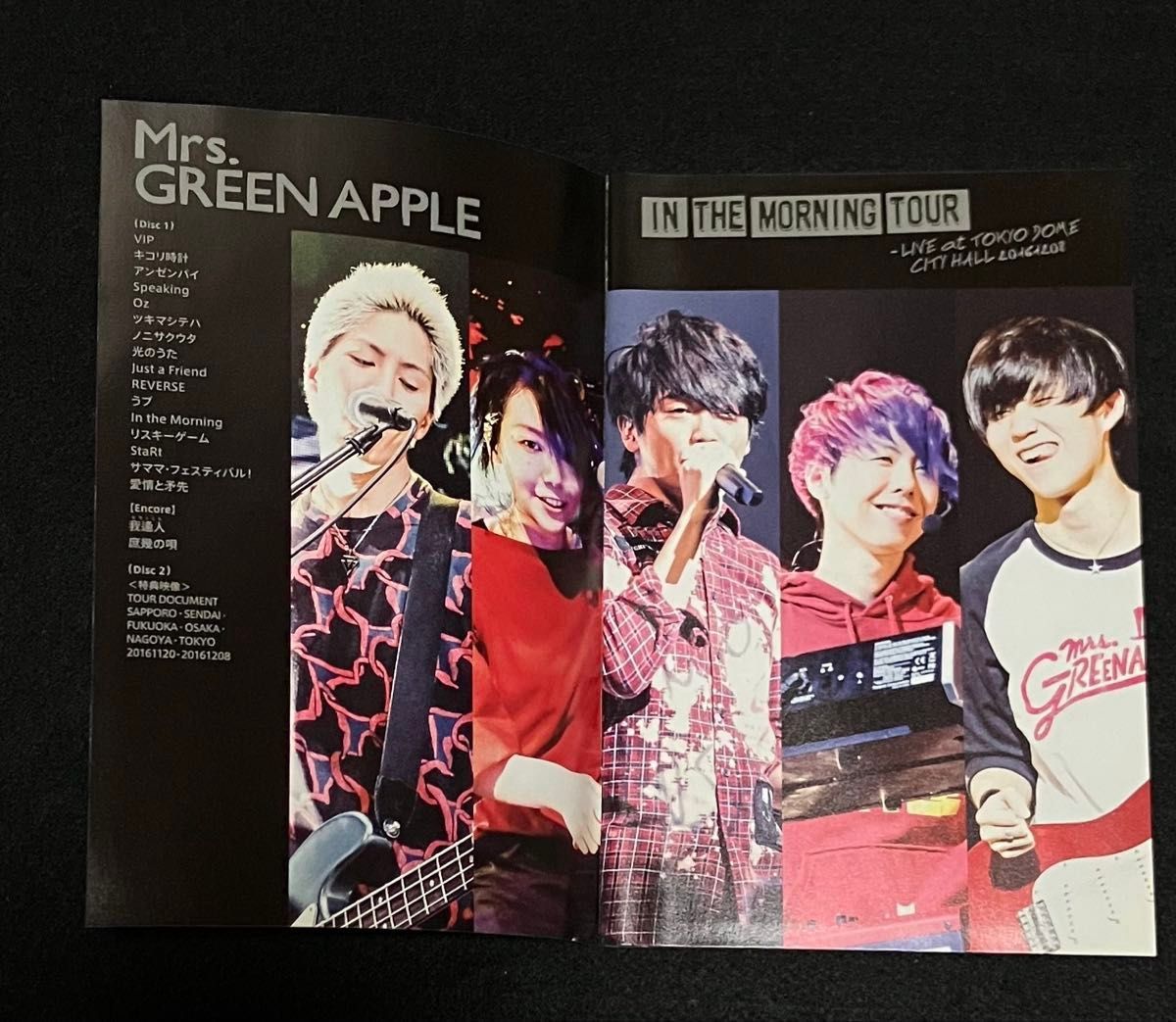 Mrs GREEN APPLE ライブ DVD BD 3作 MORNING ENSEMBLE TOUR EDEN NO