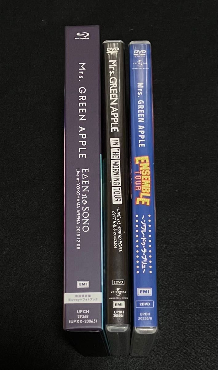 Mrs GREEN APPLE ライブ DVD BD 3作 MORNING ENSEMBLE TOUR EDEN NO