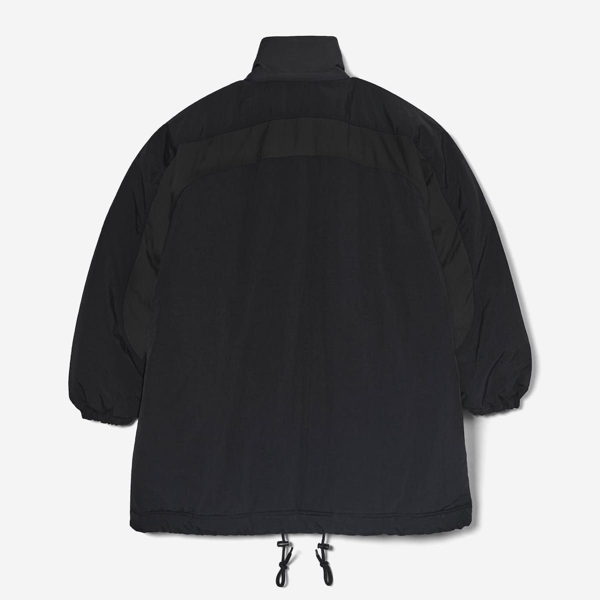 ENNOY PADDED NYLON BENCH COAT BLACK×WHITE L｜Yahoo!フリマ（旧