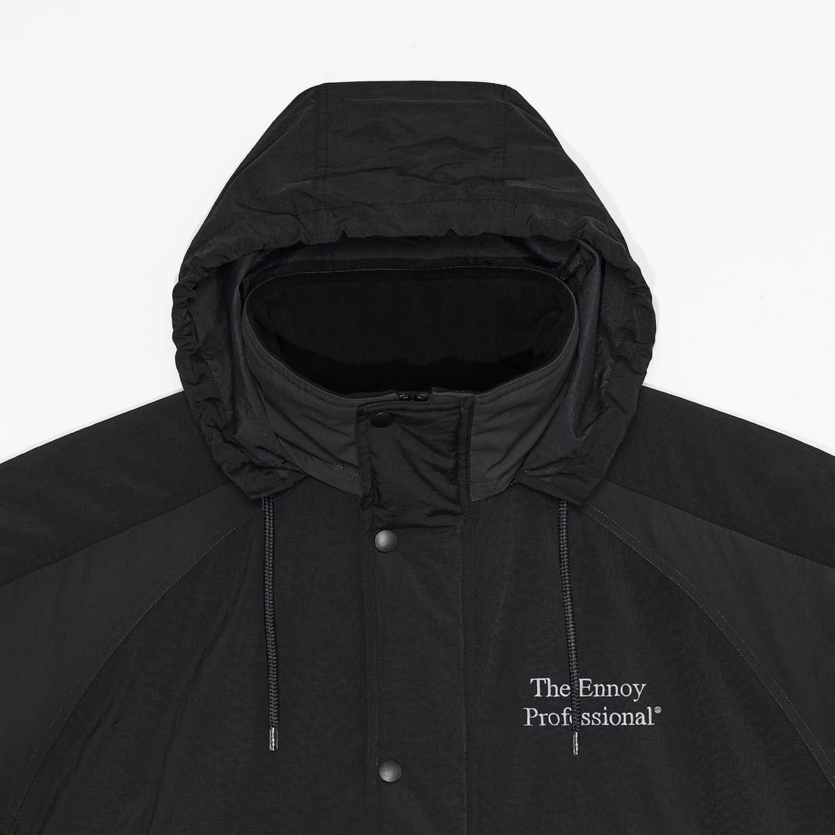 ENNOY PADDED NYLON BENCH COAT BLACK×WHITE L｜Yahoo!フリマ（旧