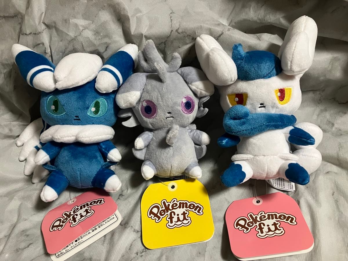 ポケモン ぬいぐるみ ニャスパー ニャオニクス オスのすがた メスのす