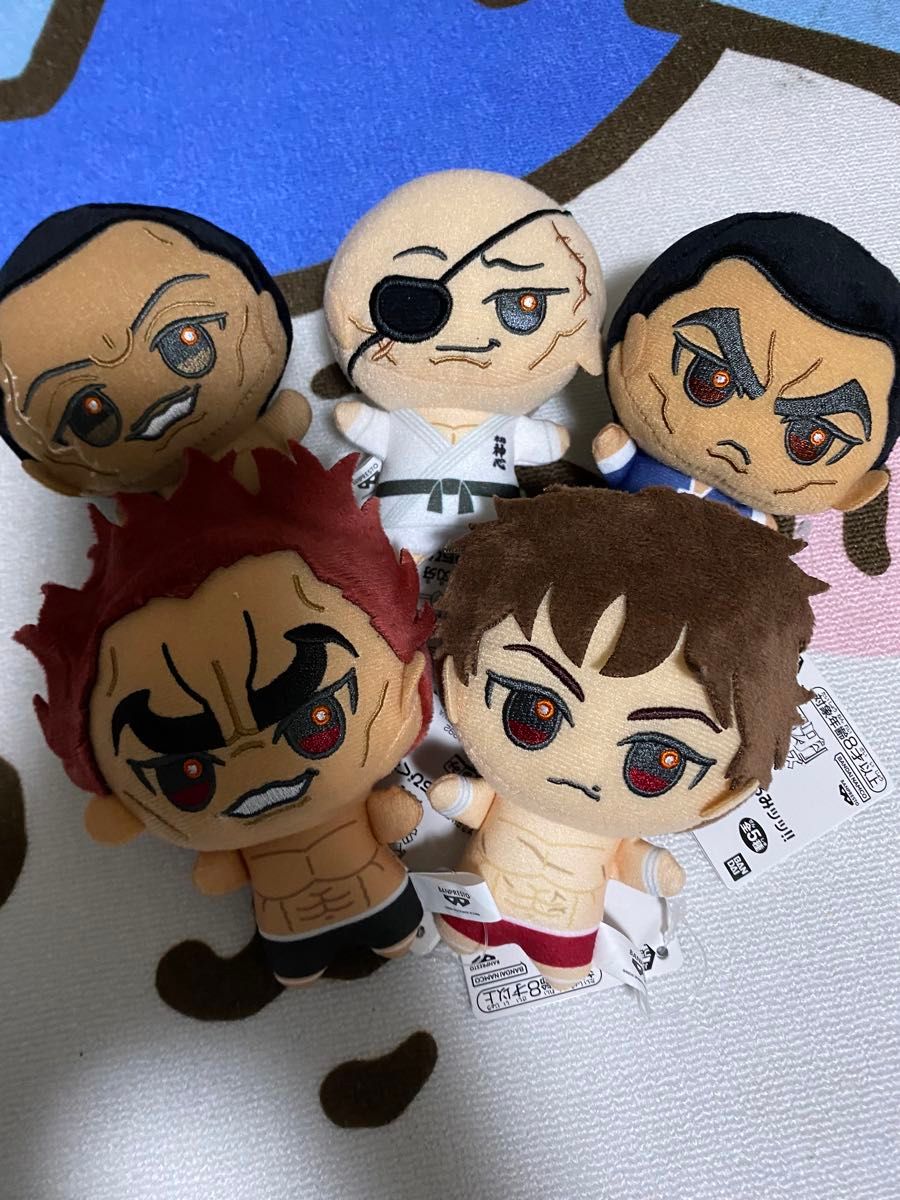 刃牙 地上最強の ちびぐるみ ッッ 全5種 セット ナムコ限定 バキ