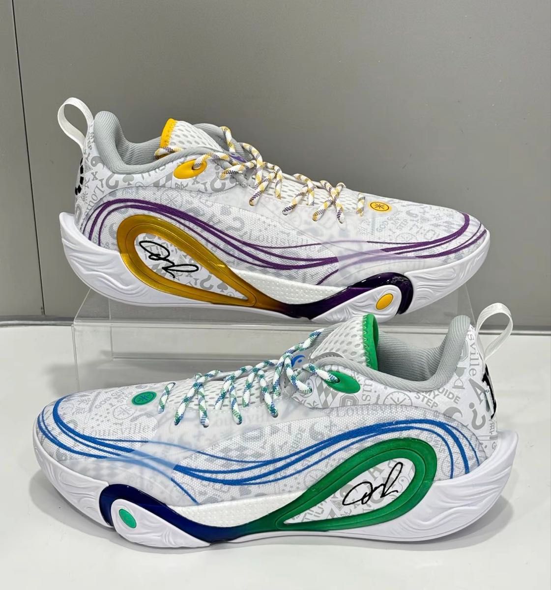 LI-NING Wade Dlo1「キャリア」バスケットシューズ メンズスニーカー