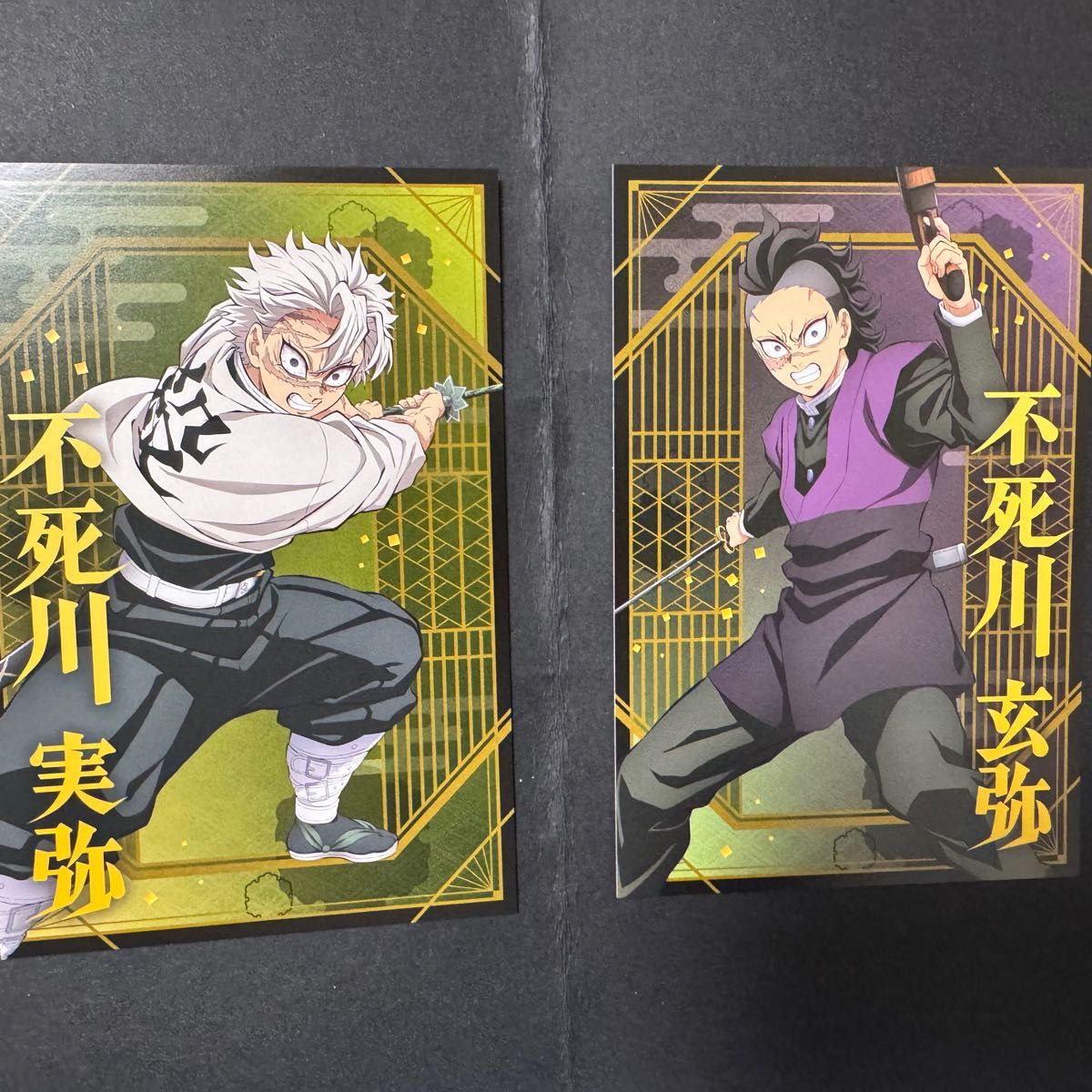 鬼滅の刃 ポストカードコレクション 不死川兄弟 不死川実弥 不死川玄弥