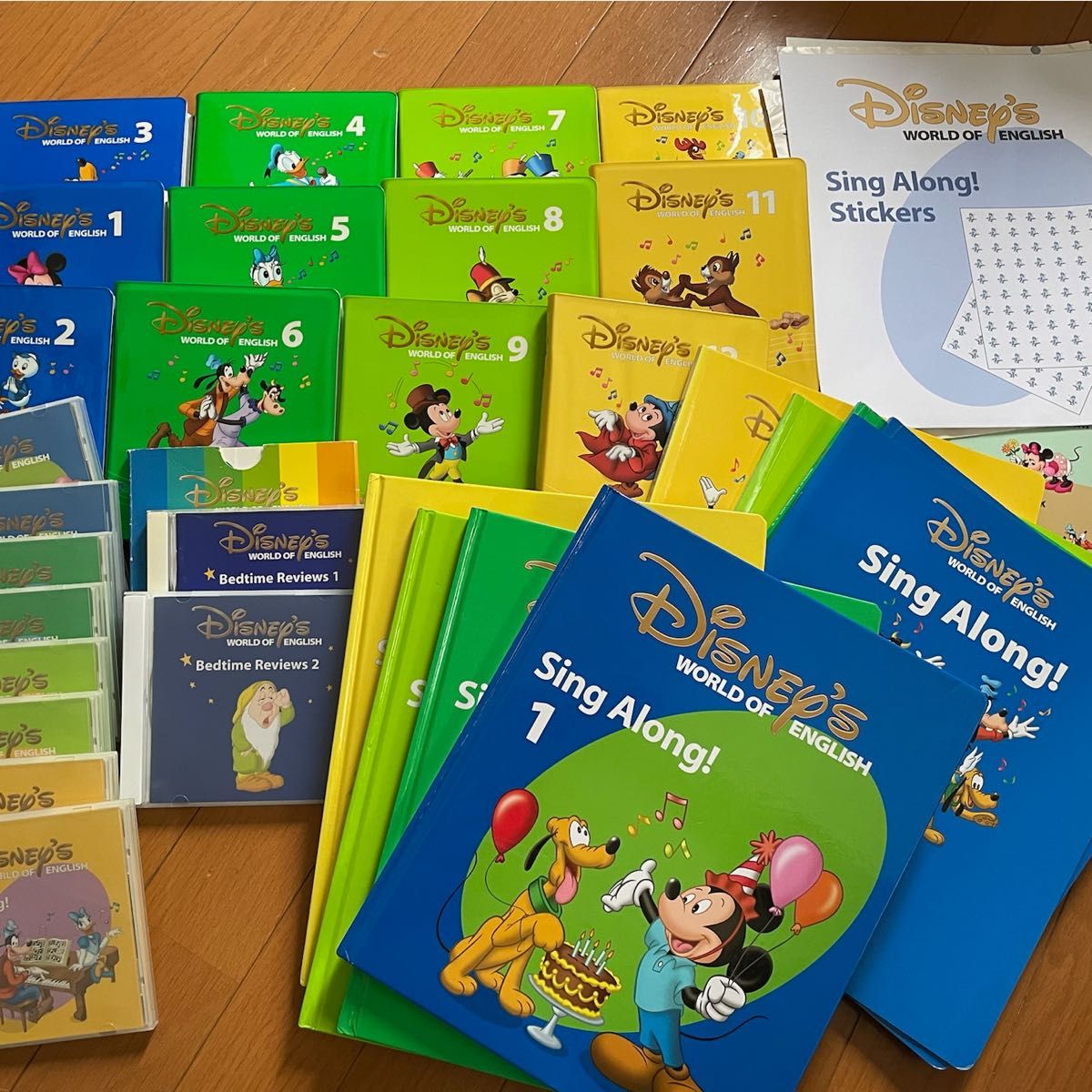 ディズニー英語システム シングアロング 新子役 セット CD DVD DWE