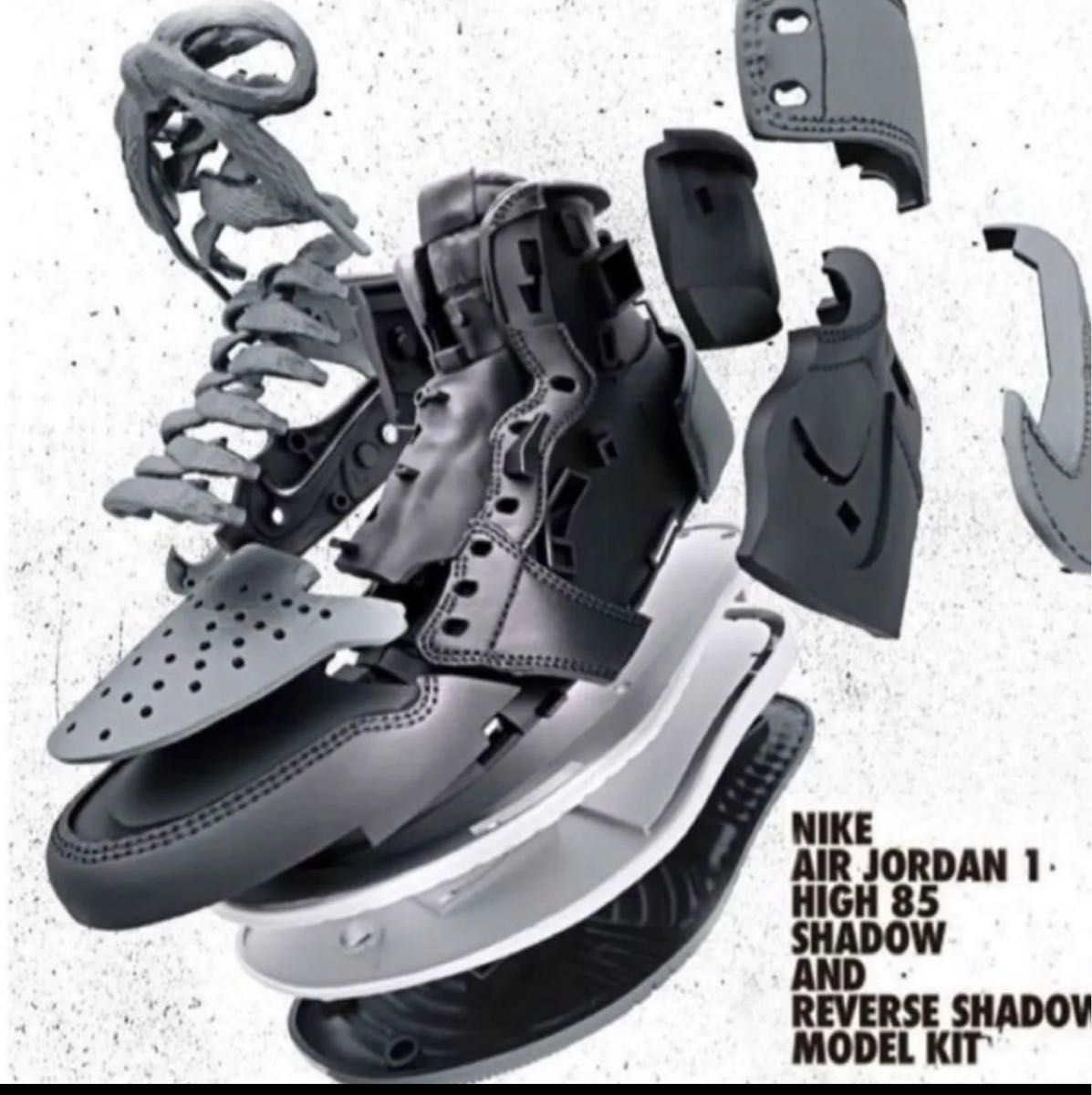NIKE AIR JORDAN 1 HIGH 85 SHADOW AND REVERSE MODEL KIT 新品・未