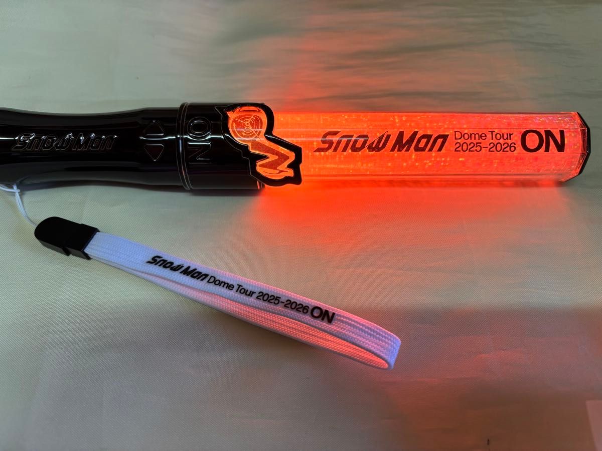 SnowMan 2025-2026 ON ペンライト 2本 セット 新品電池付き 美品 音