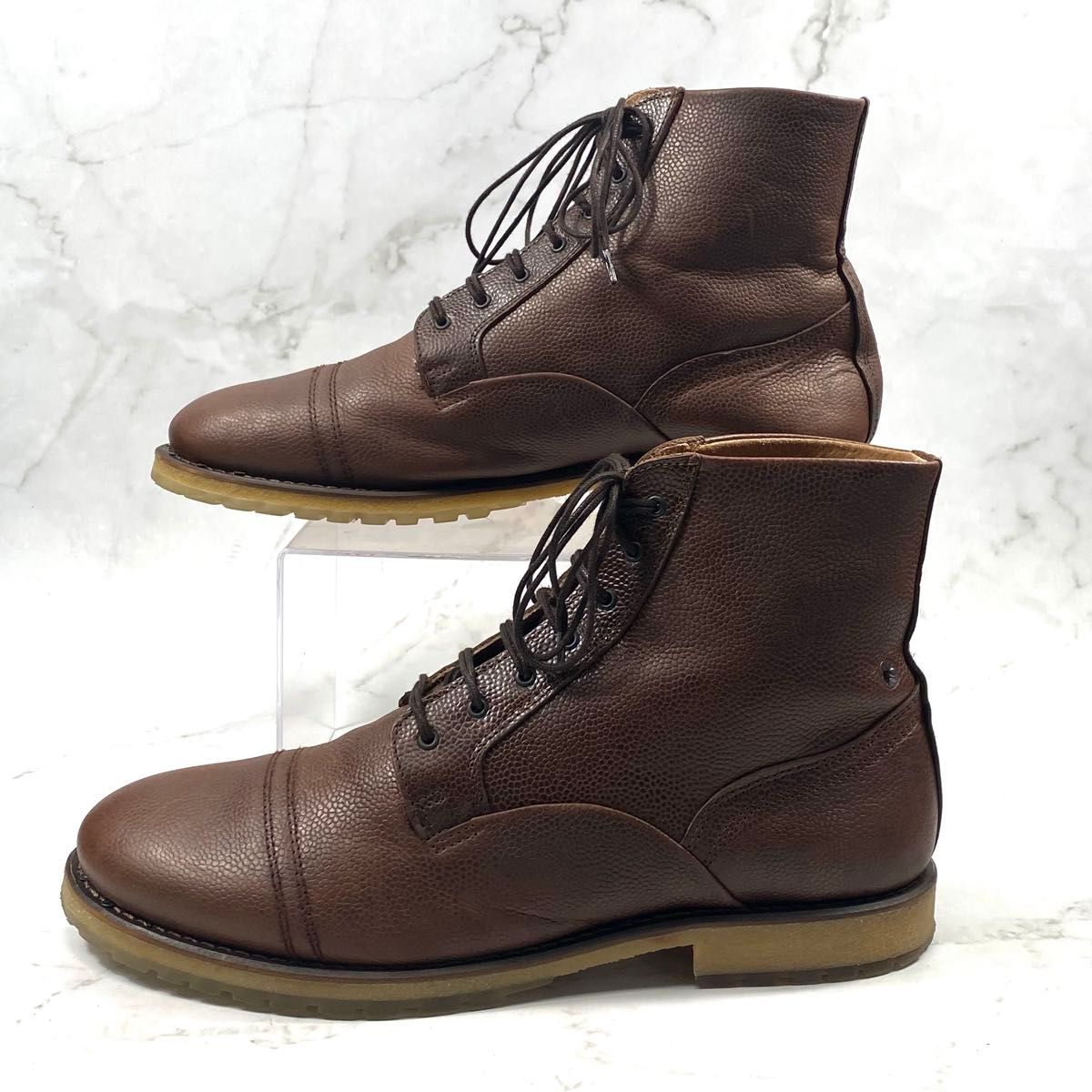 新品級】DIESEL ディーゼル レースアップブーツ ワークブーツ レザー