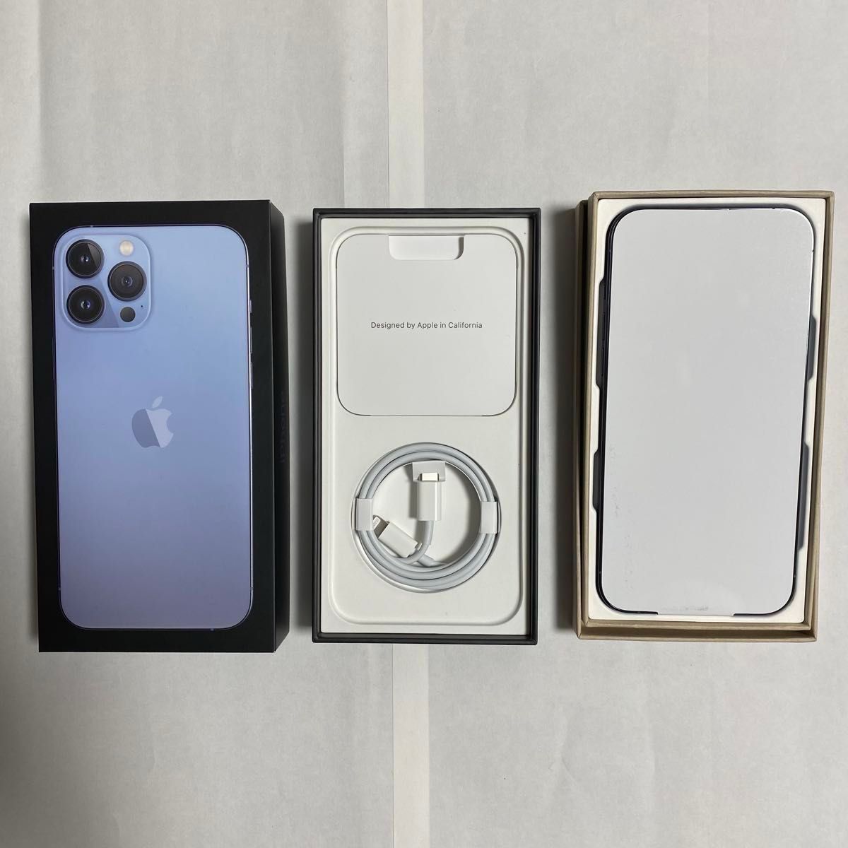 交換品未使用 au版SIMフリー Apple iPhone 13 Pro Max 256GB シエラ