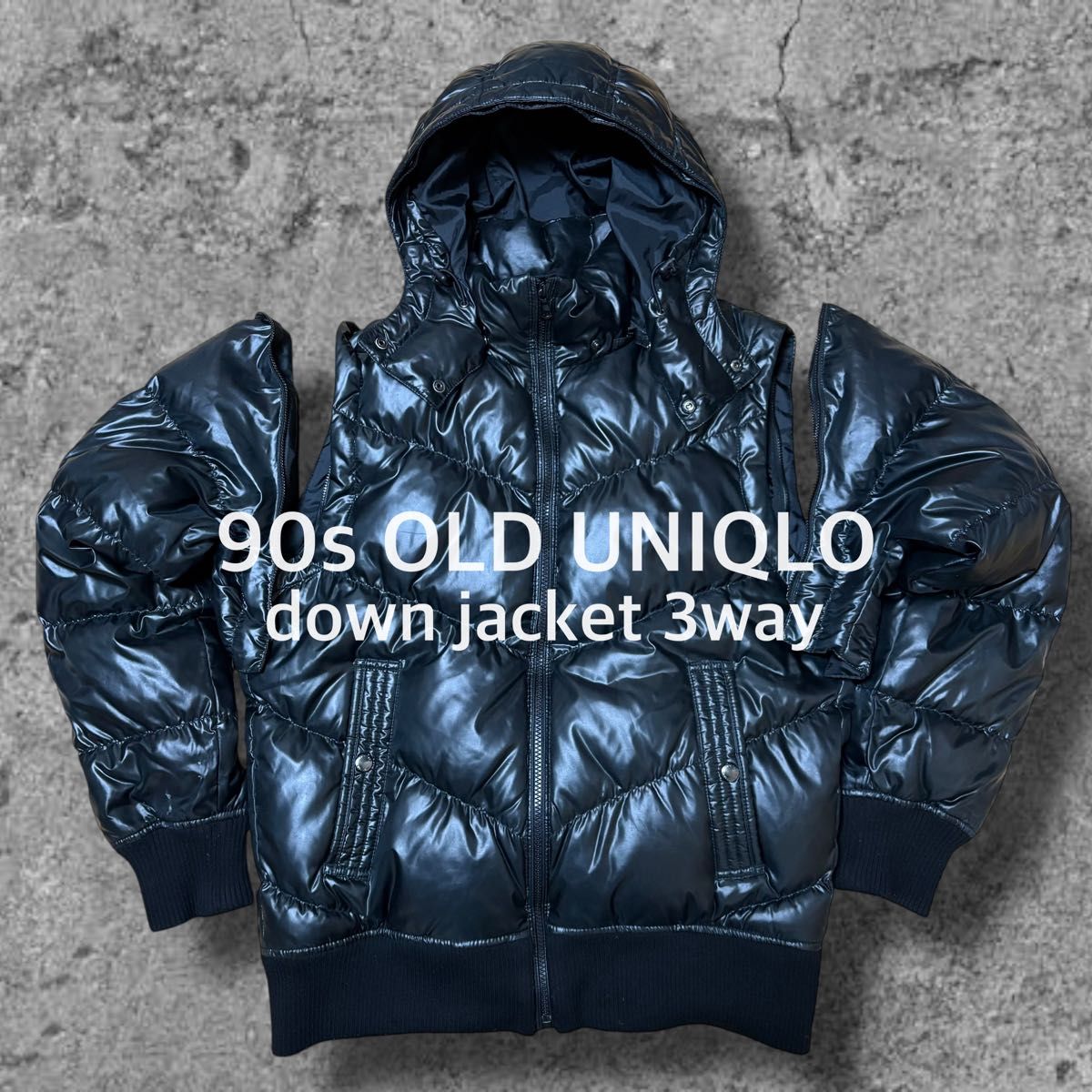 超希少】90s OLD UNIQLO オールドユニクロ プレミアムダウンジャケット
