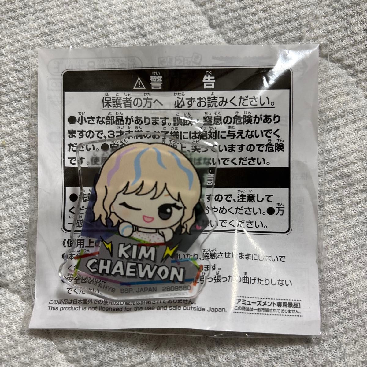 LE SSERAFIM ちびぐるみポーズ おなまえアクリルバッジ チェウォン