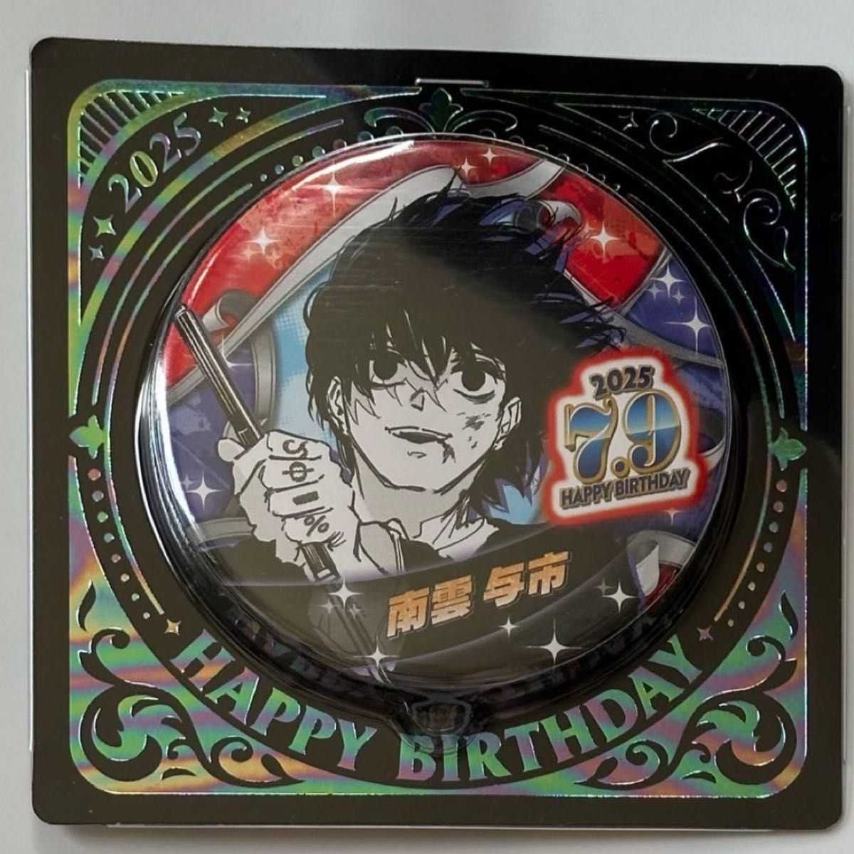 サカモトデイズ 南雲与市 2025 バースデー 缶バッジ SAKAMOTO DAYS