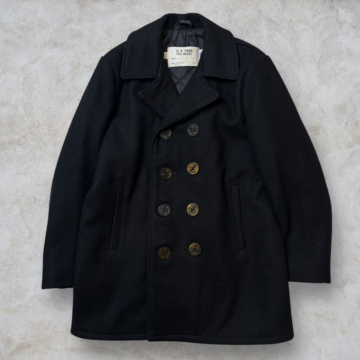 Schott ショット ピーコート メルトンウール US 740N PEA JACKET 18