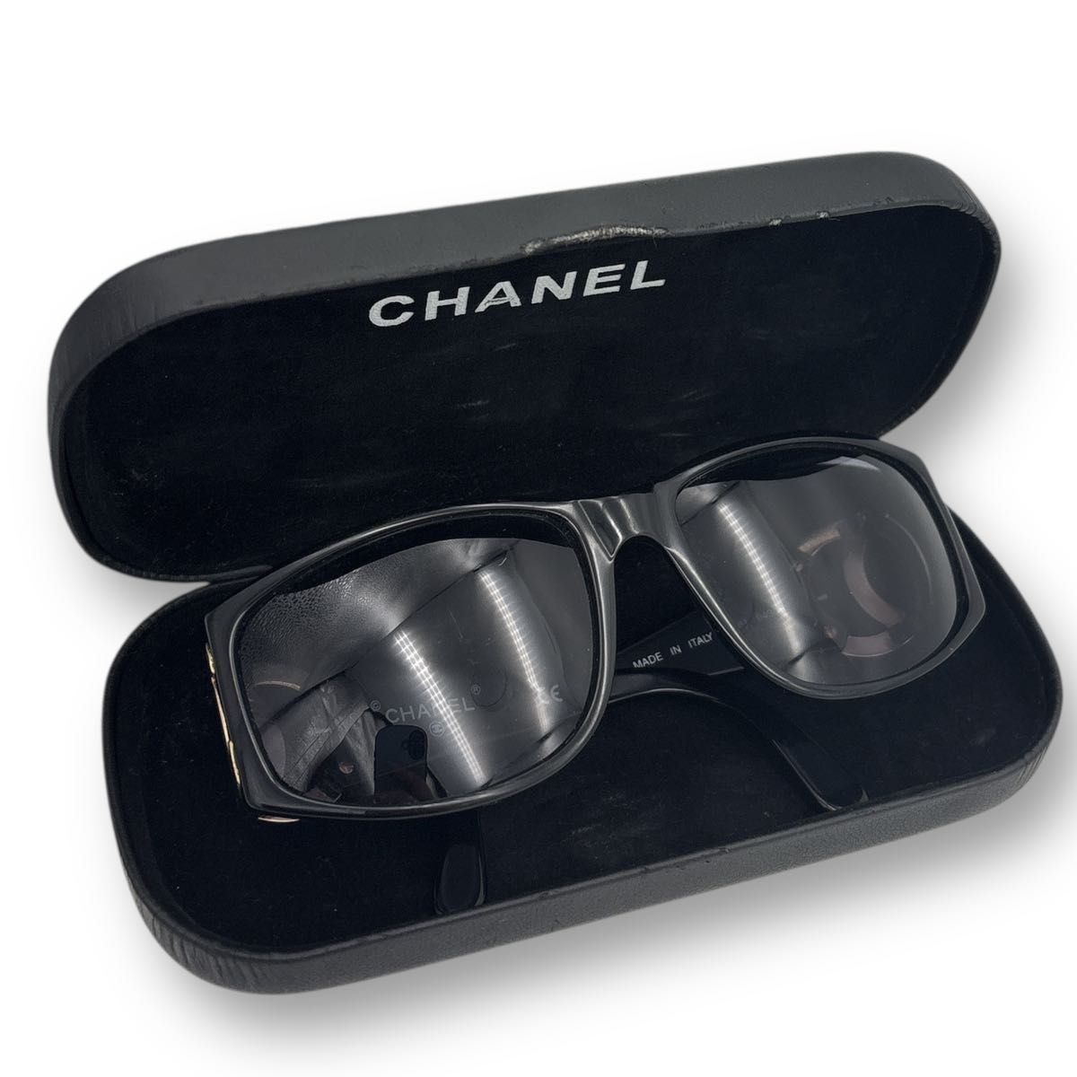 大人気モデル】CHANEL sunglasses 芸能人着用 BLACK 黒 シャネル