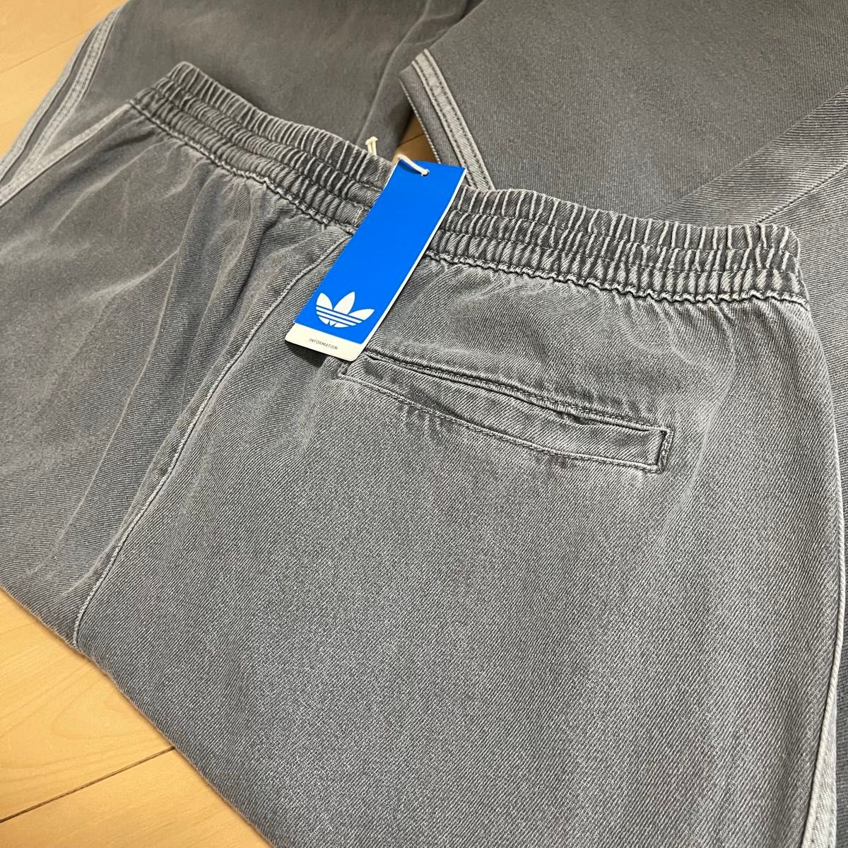 新品3XL】アディダス アディカラールーズトラックパンツデニムadidas