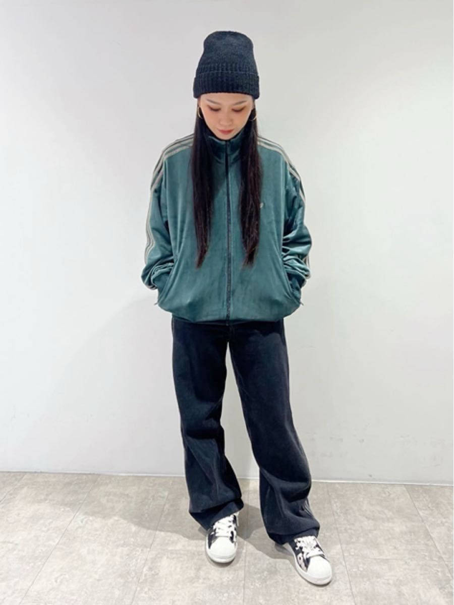 新品 L】当日発送アディダス ファイヤーバード ベロア トラックトップ