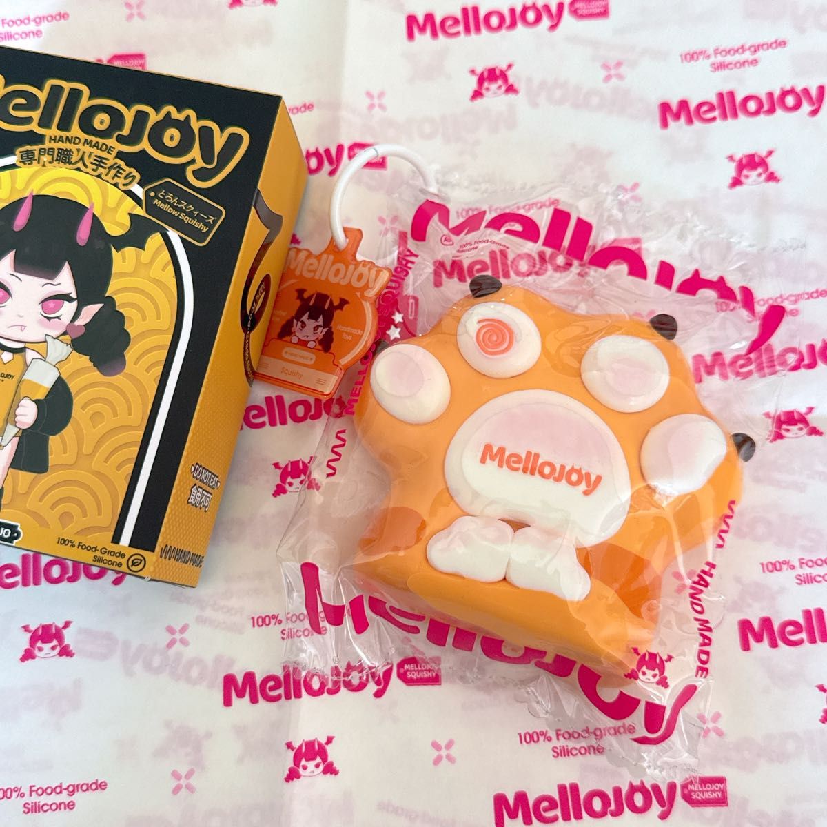 Mellojoy JOJO スクイーズ 癒しの猫爪 茶トラ爪｜Yahoo!フリマ（旧