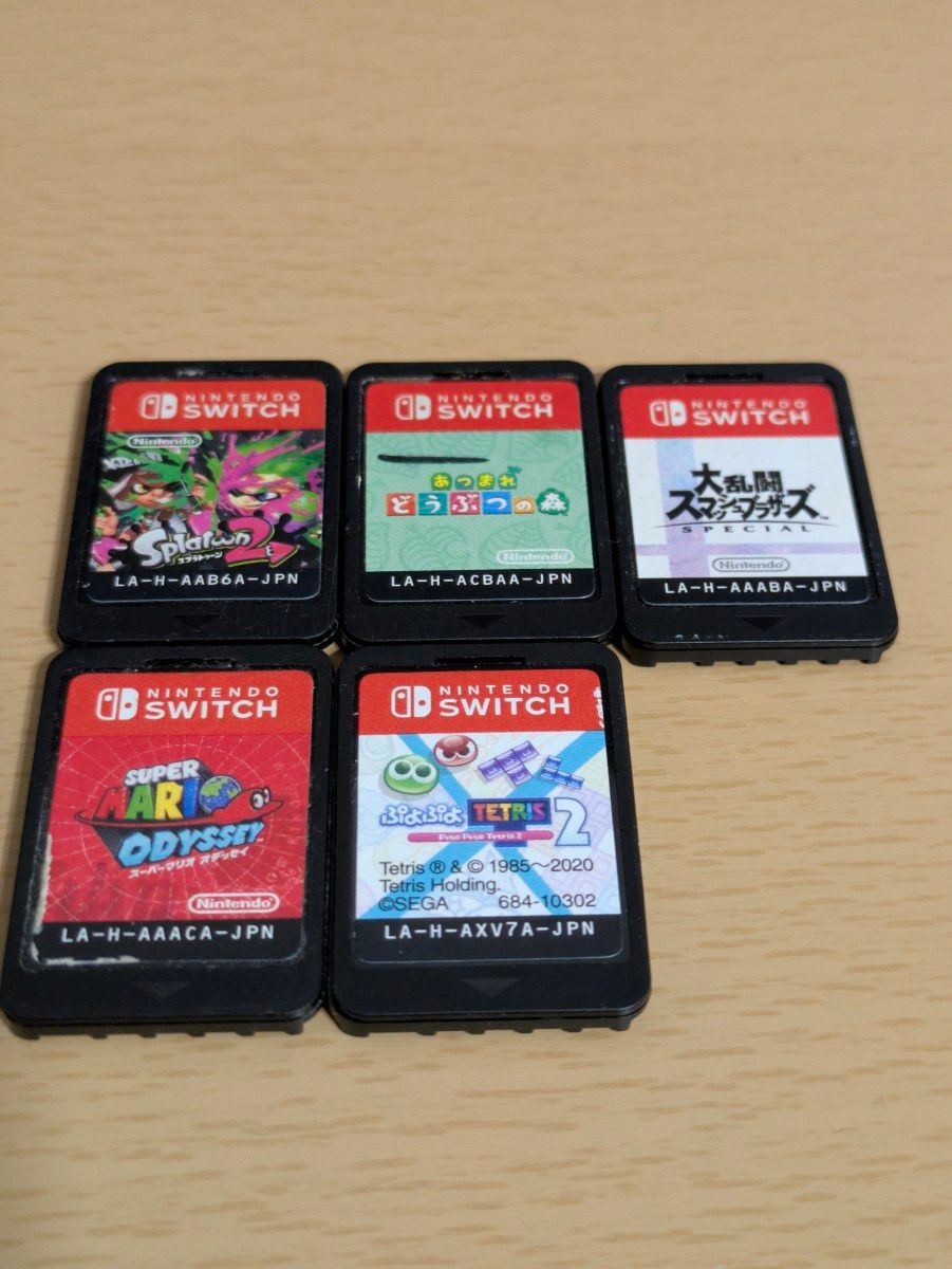 スイッチ ソフト 5本 まとめ売り スマブラ あつ森 スプラ2 マリオ
