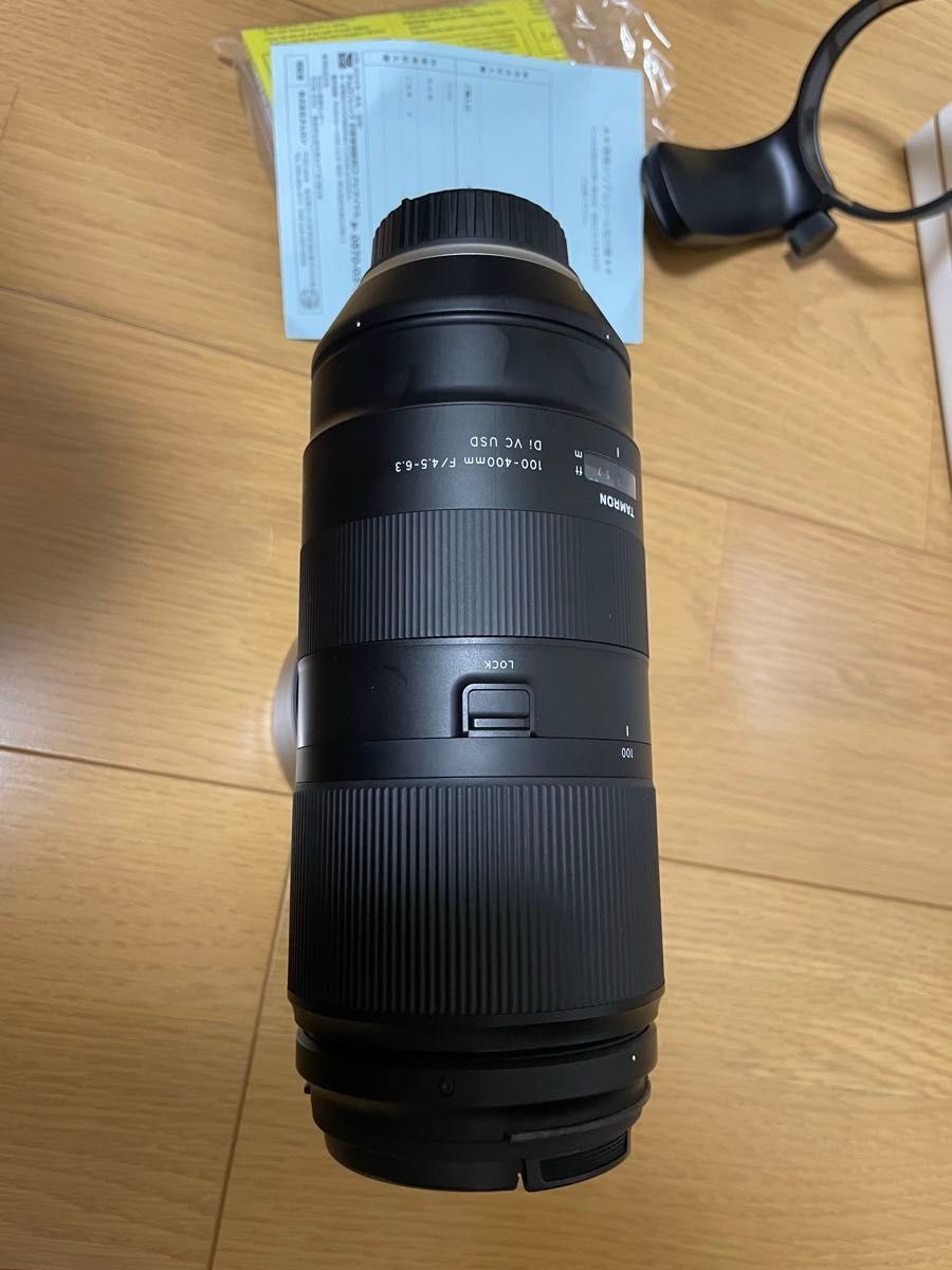 美品 TAMRON 100-400mm F/4 5-6 3 Di VC USD 三脚座付き Nikon F