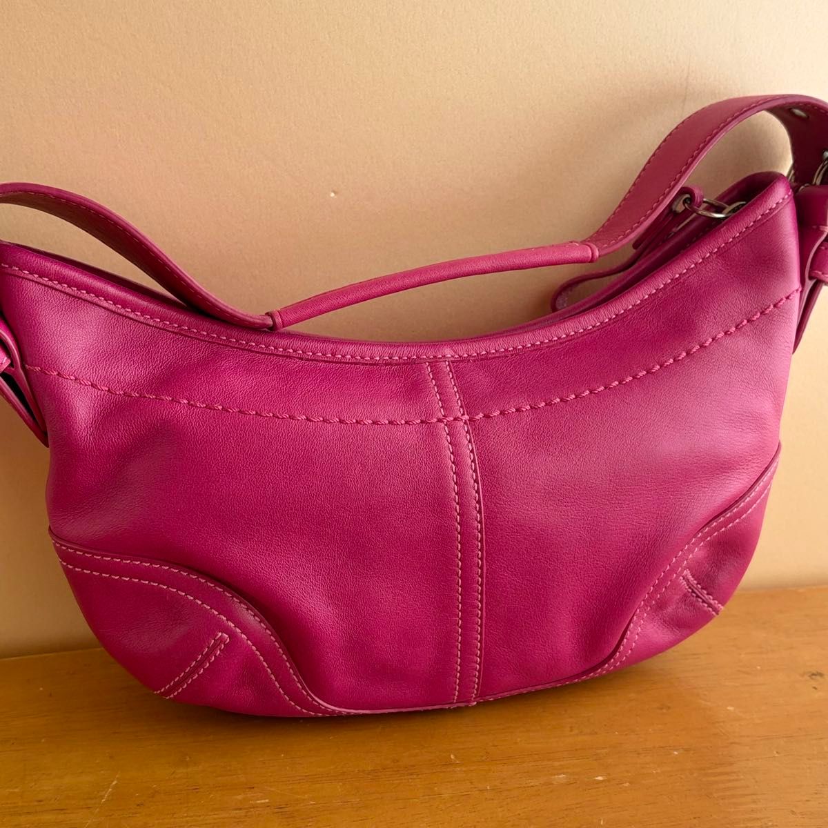 vintage coach オールドコーチ ショルダーバッグ 9541 ピンク