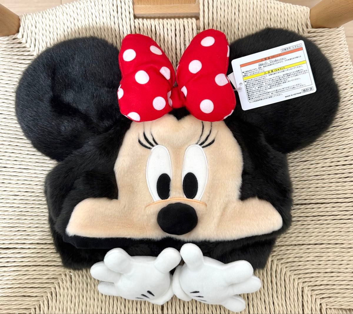 新品 未使用 タグ付き ファンキャップ58㎝ ミニー ディズニー 被り物