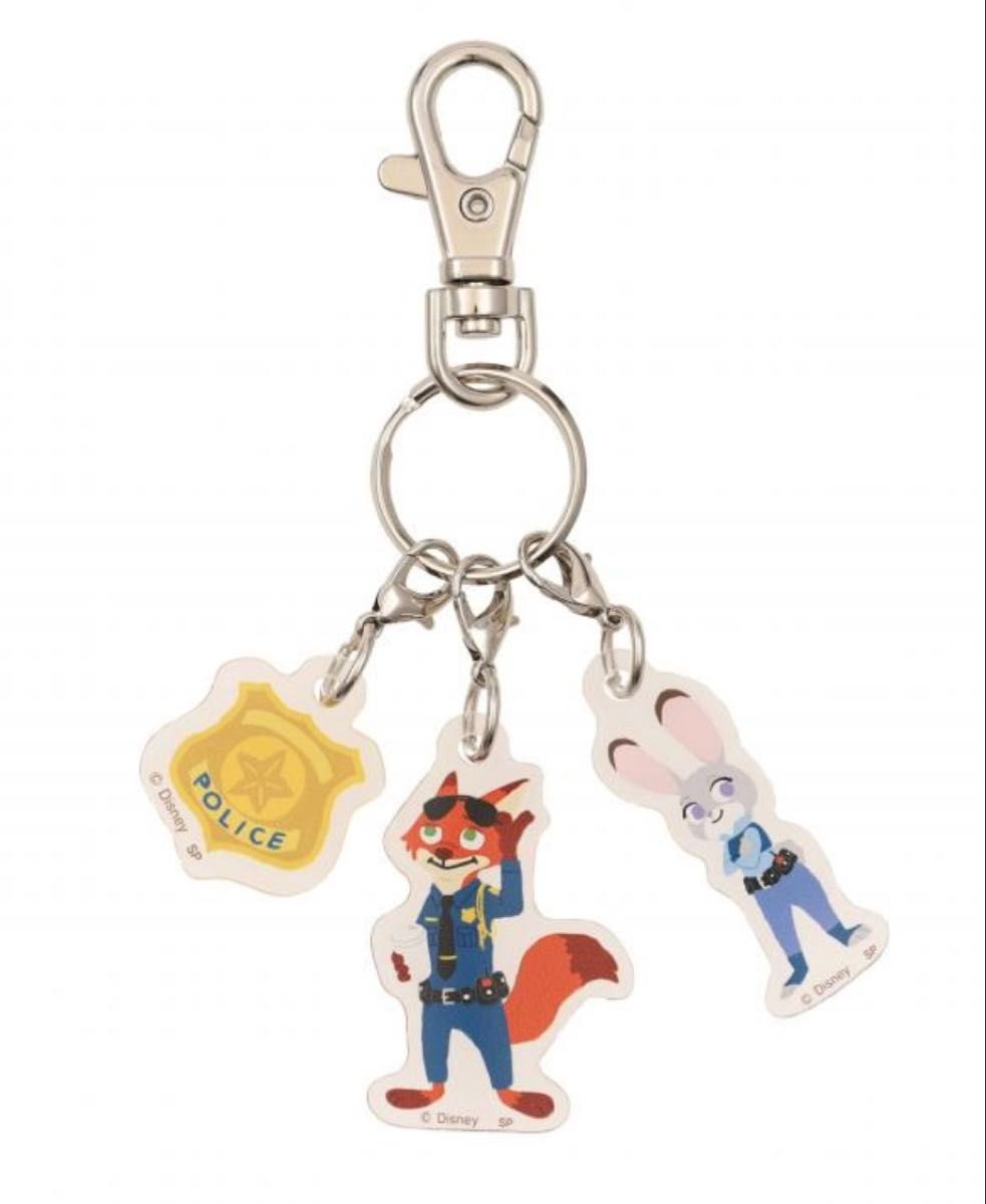 ズートピア2 警察官ニック&ジュディ アクリルキーホルダー 3連｜Yahoo