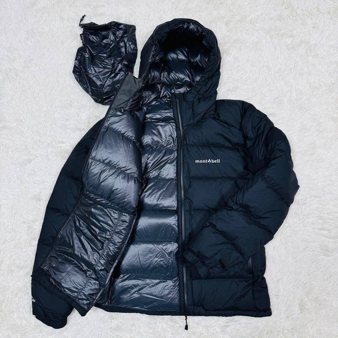 モンベル パーマフロストライトダウンパーカ ブラック L ゴアテックス