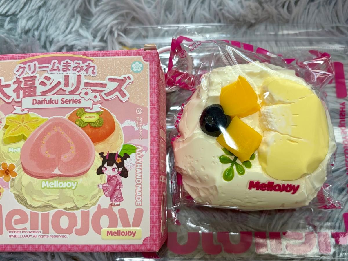 メロジョイ mellojoy スクイーズ 大福シリーズ ドリアンマンゴー